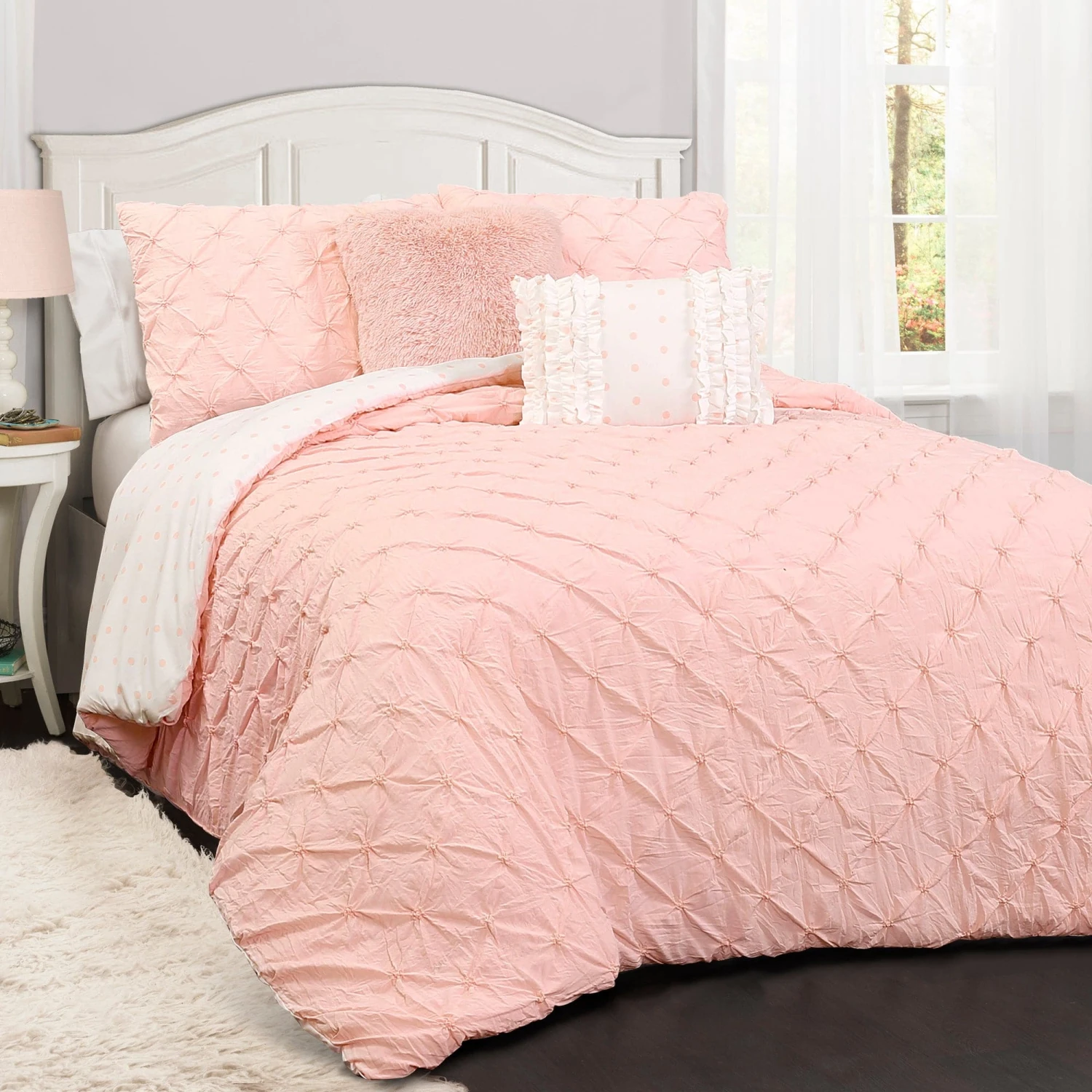 Ravello Pintuck Juvy 4 Piece Comforter Set - Image 13