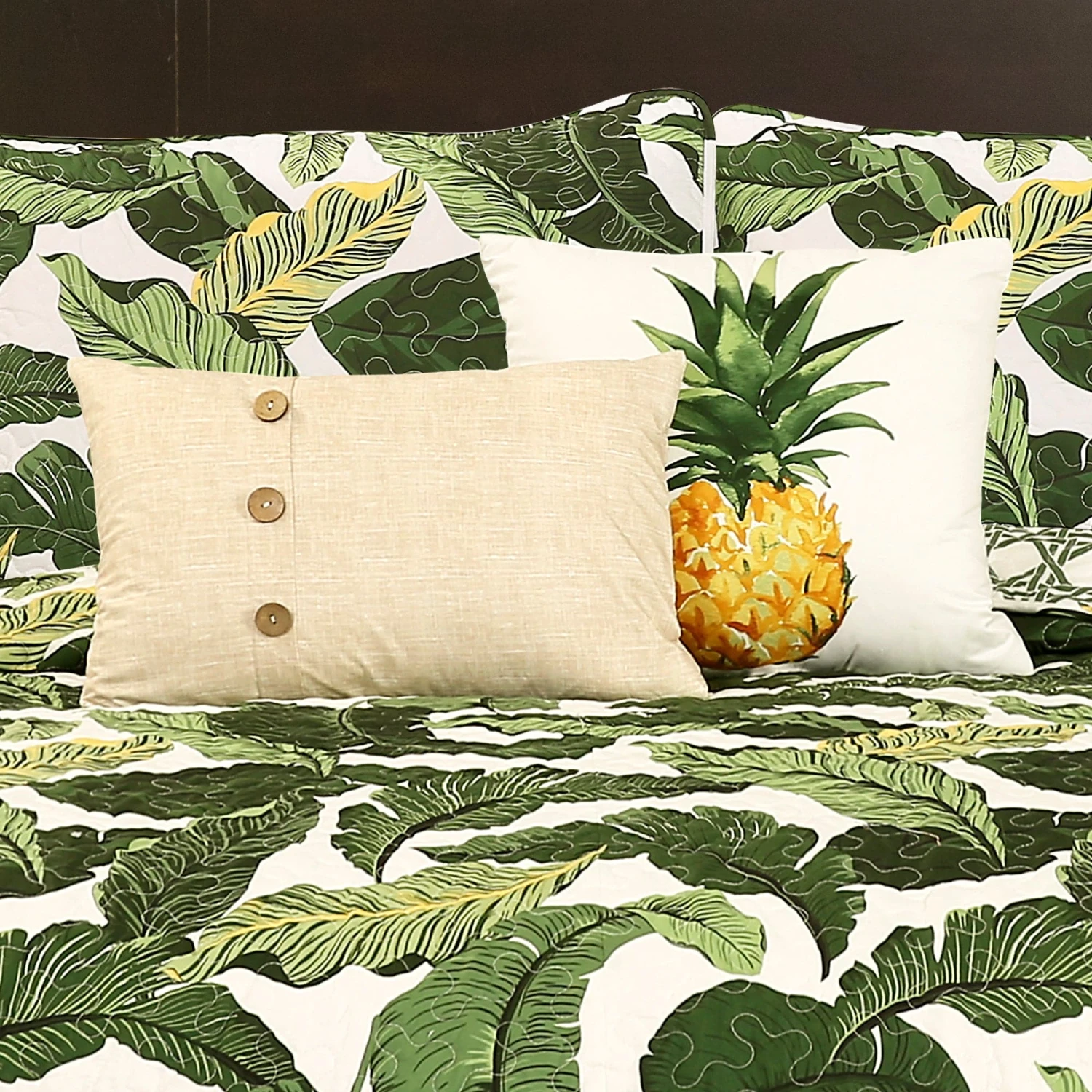 Tropical Paradise Quilt 5 Piece Set - Image 3
