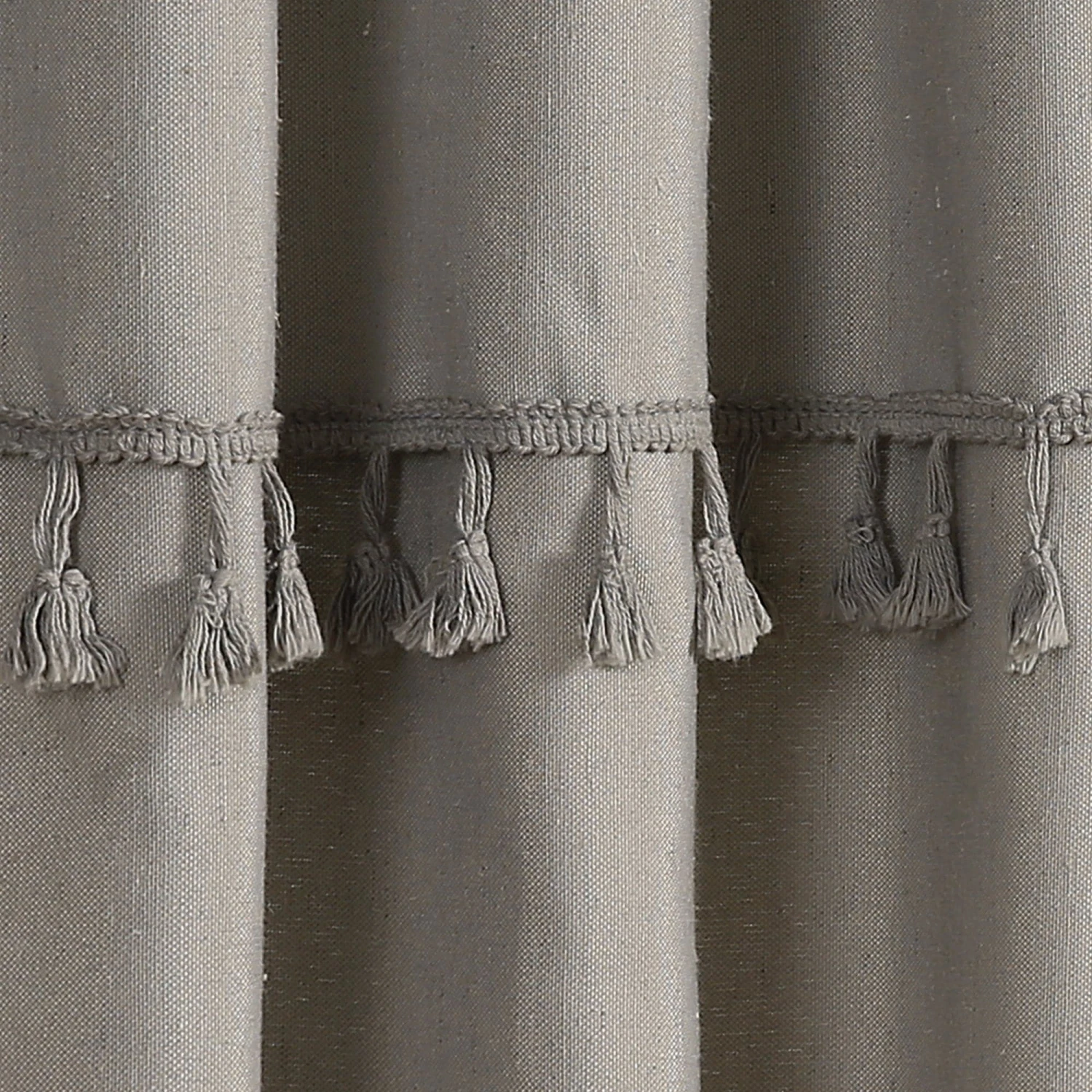 Ivy Tassel Window Curtain Panel Set - Image 6