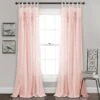 Lydia Ruffle Window Curtain Panel Set
