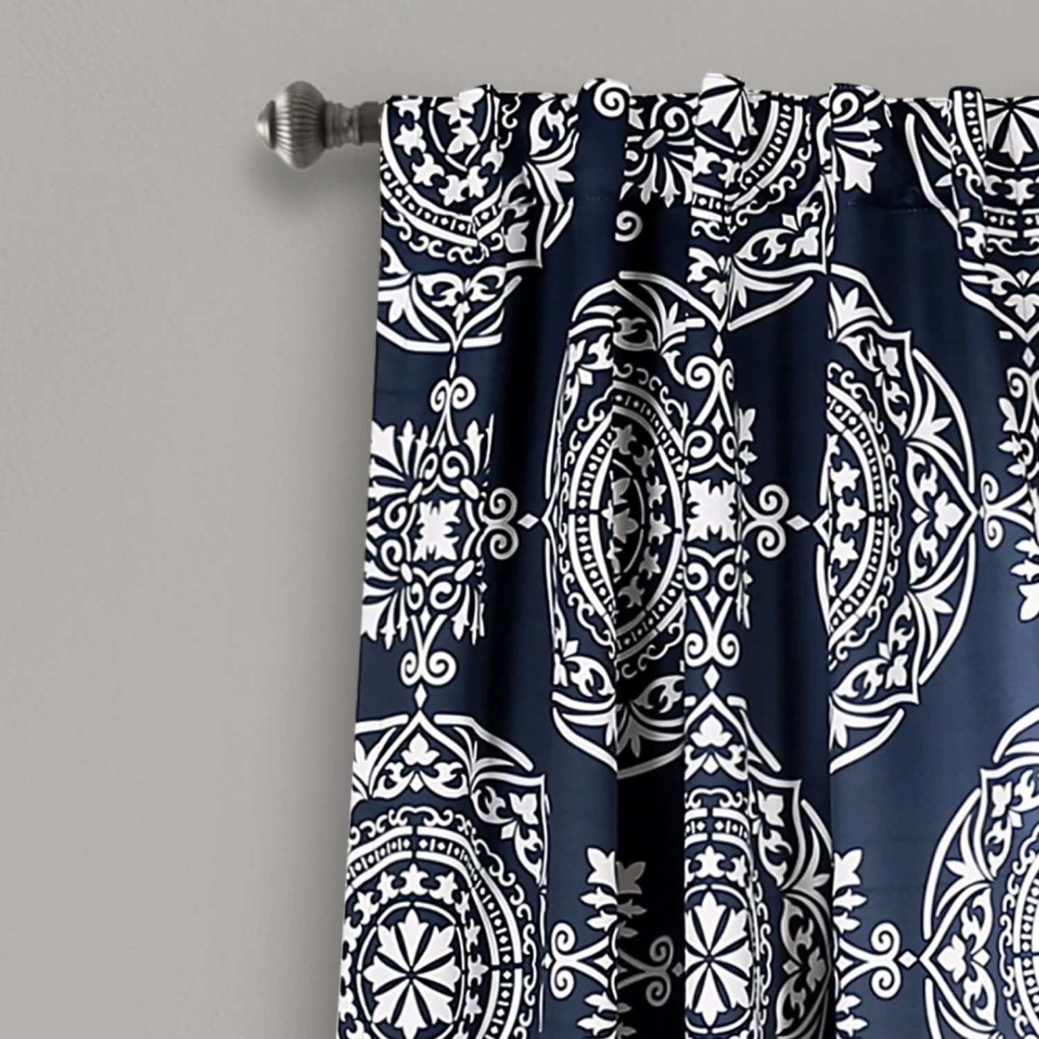 Karmen Medallion Room Darkening Window Curtain Panel Set - Image 2