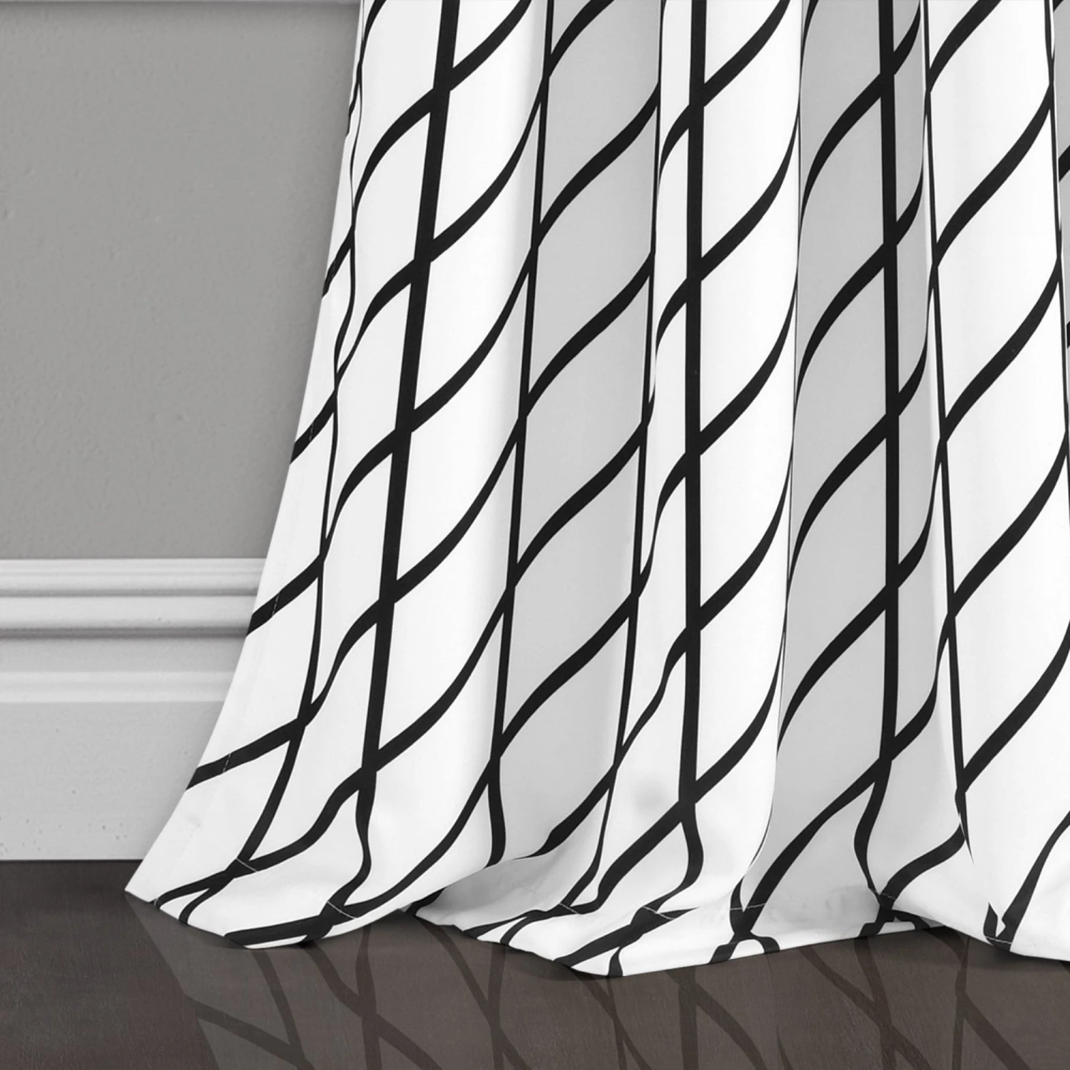 Feather Arrow Geo Light Filtering Window Curtain Panel Set - Image 3