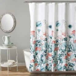 Zuri Flora Shower Curtain