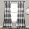 Hygge Geo Light Filtering Window Curtain Panel Set