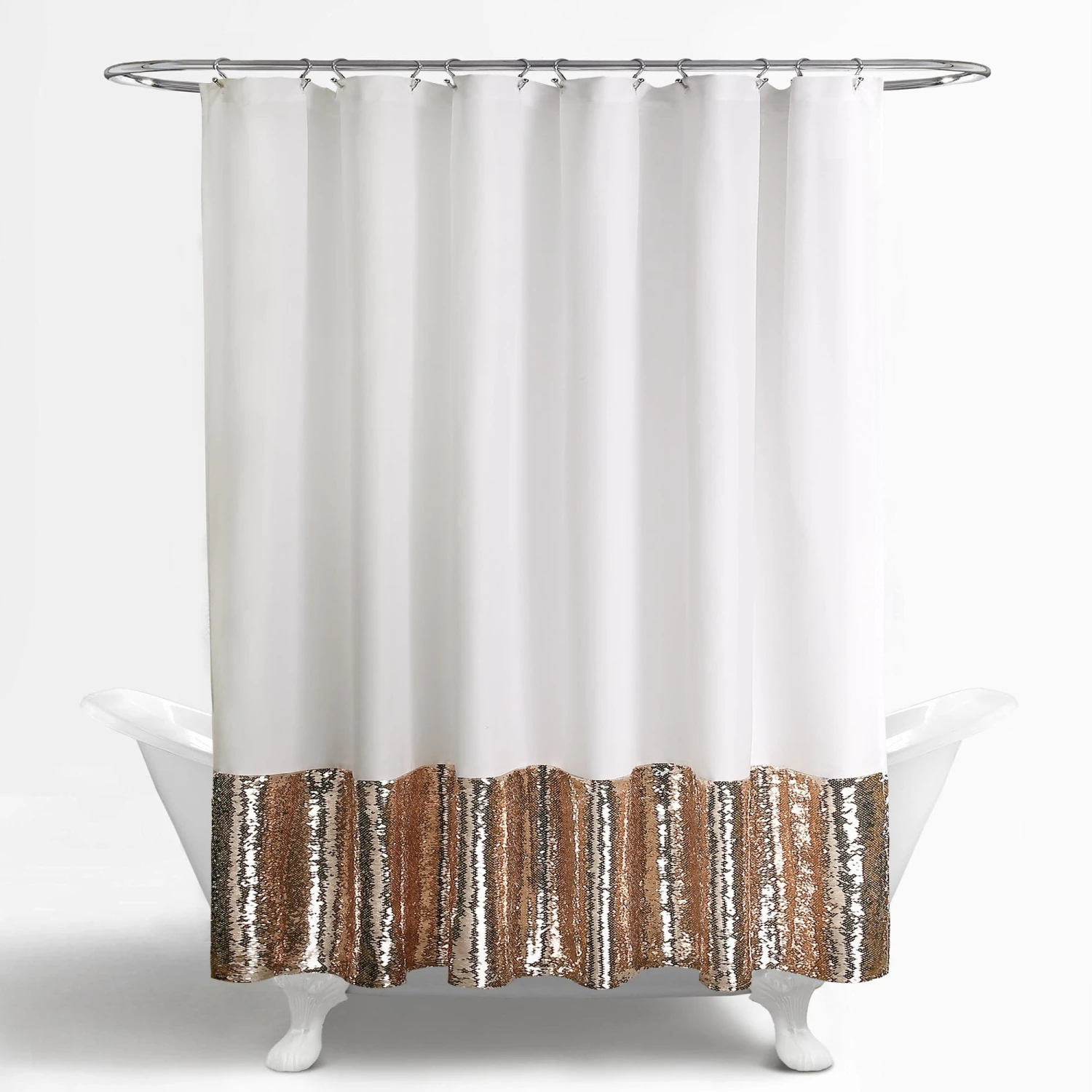 Mermaid Sequins Shower Curtain - Image 9