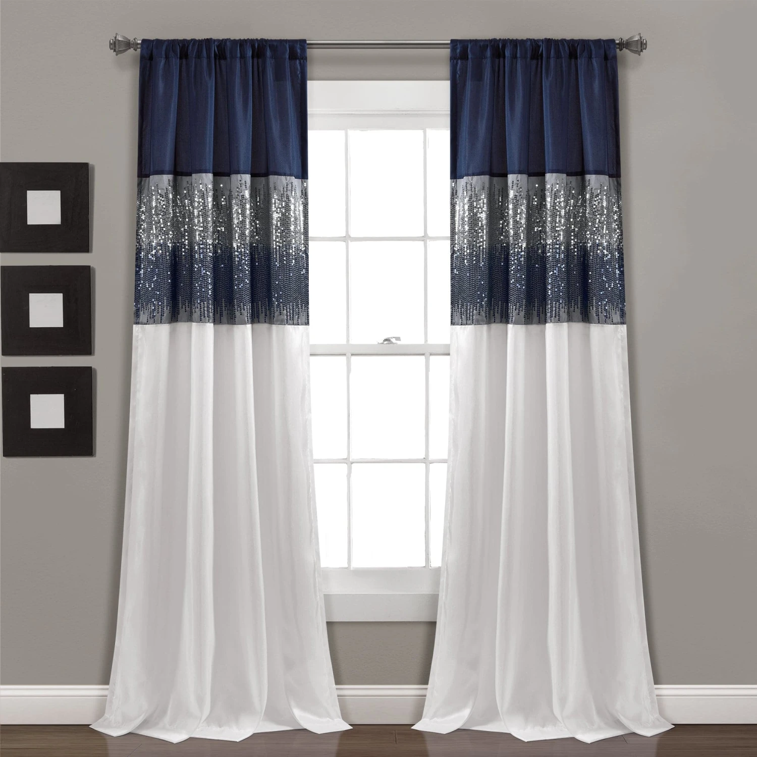 Night Sky Window Curtain Panel - Image 2