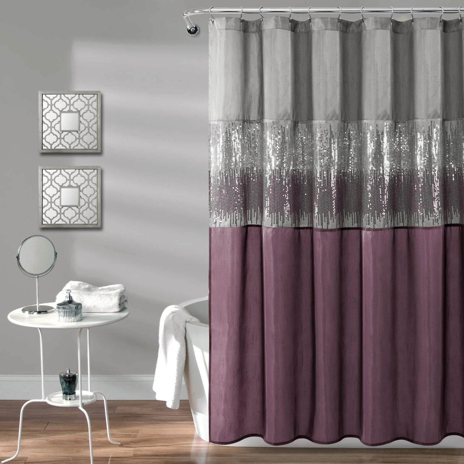 Night Sky Shower Curtain - Image 2