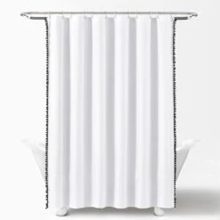 Pom Pom Shower Curtain