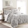 Ravello Pintuck Caroline Geo 7 Piece Comforter Set