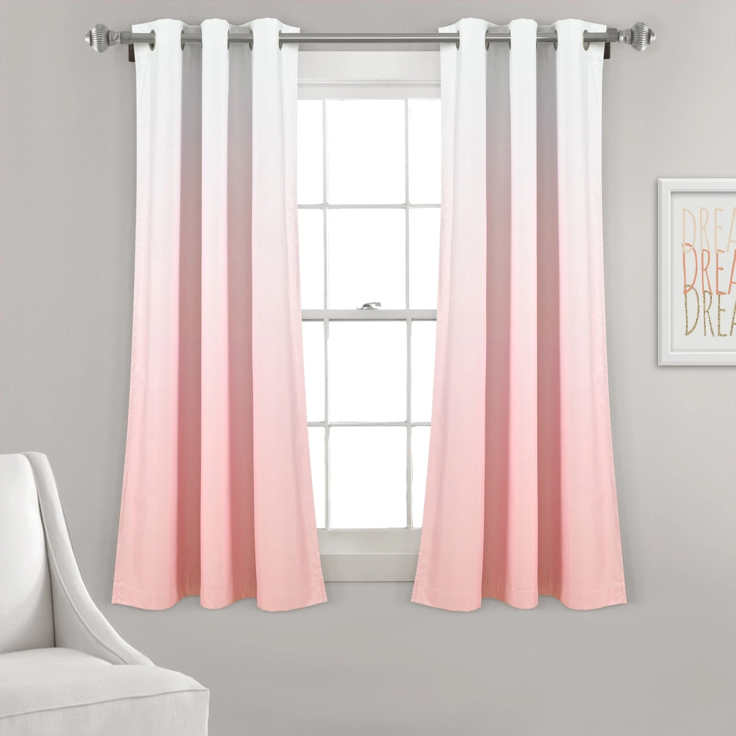 Mia Ombre Insulated Grommet Blackout Curtain Panel Set - Image 6