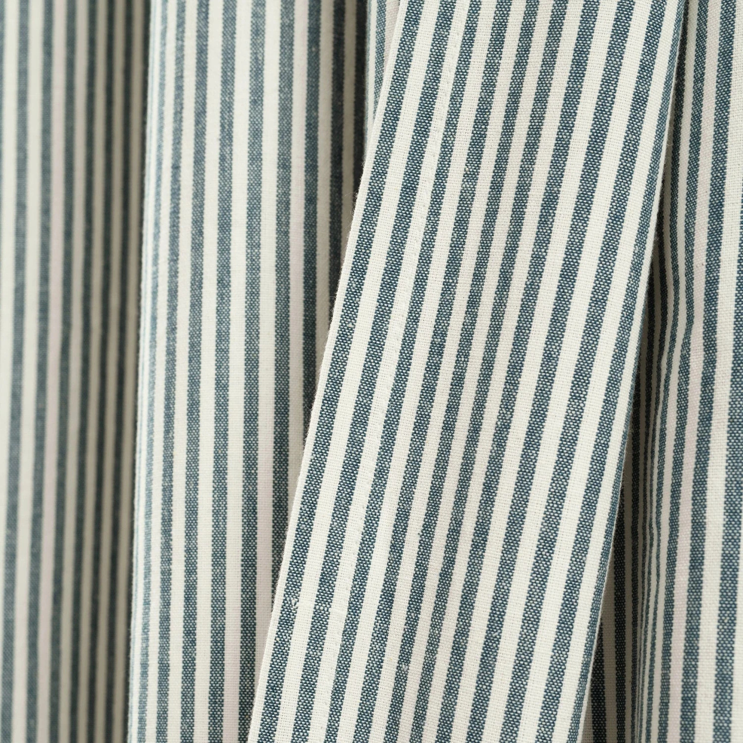 Vintage Stripe Yarn Dyed Window Curtain Panel Set - Image 17