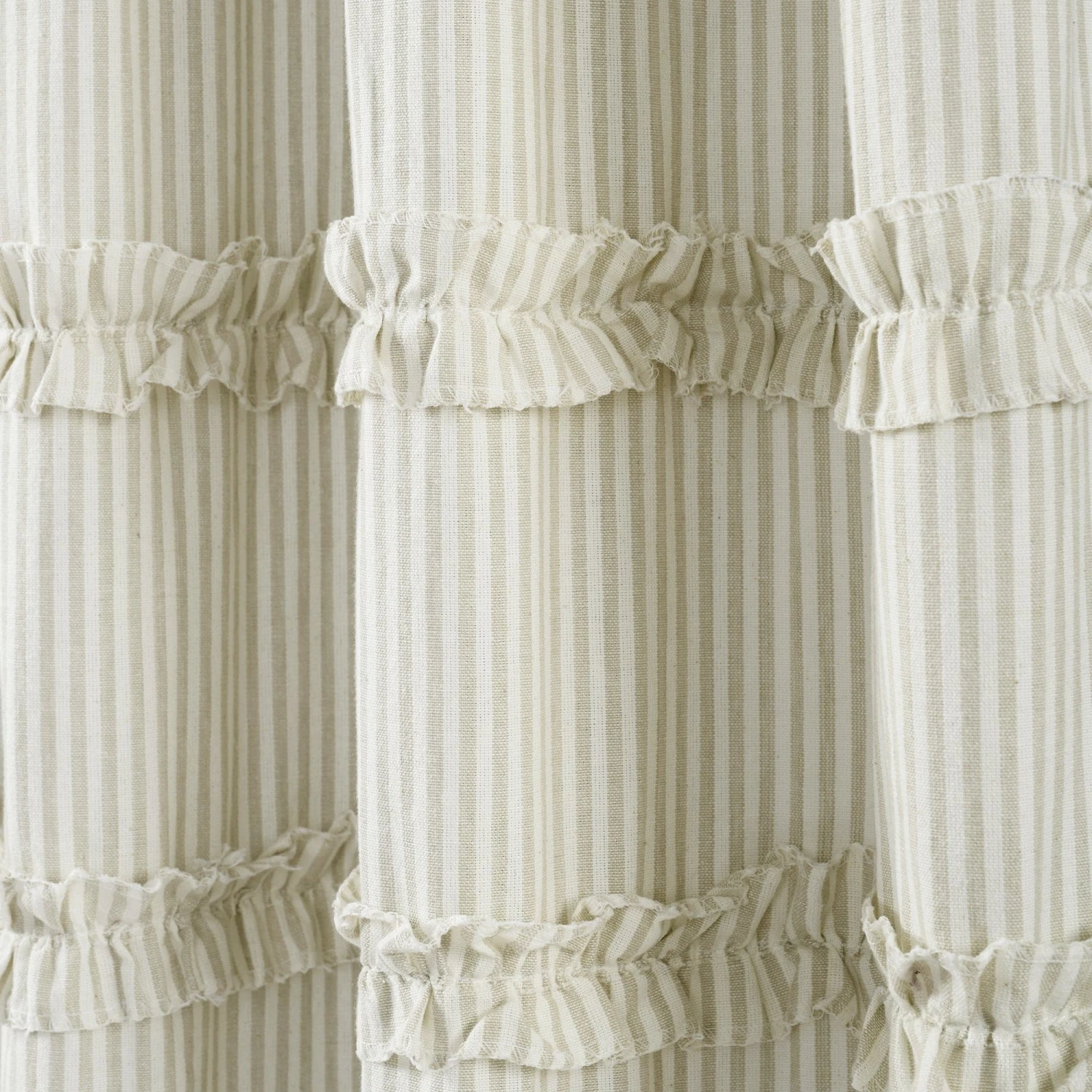 Vintage Stripe Yarn Dyed Window Curtain Panel Set - Image 16