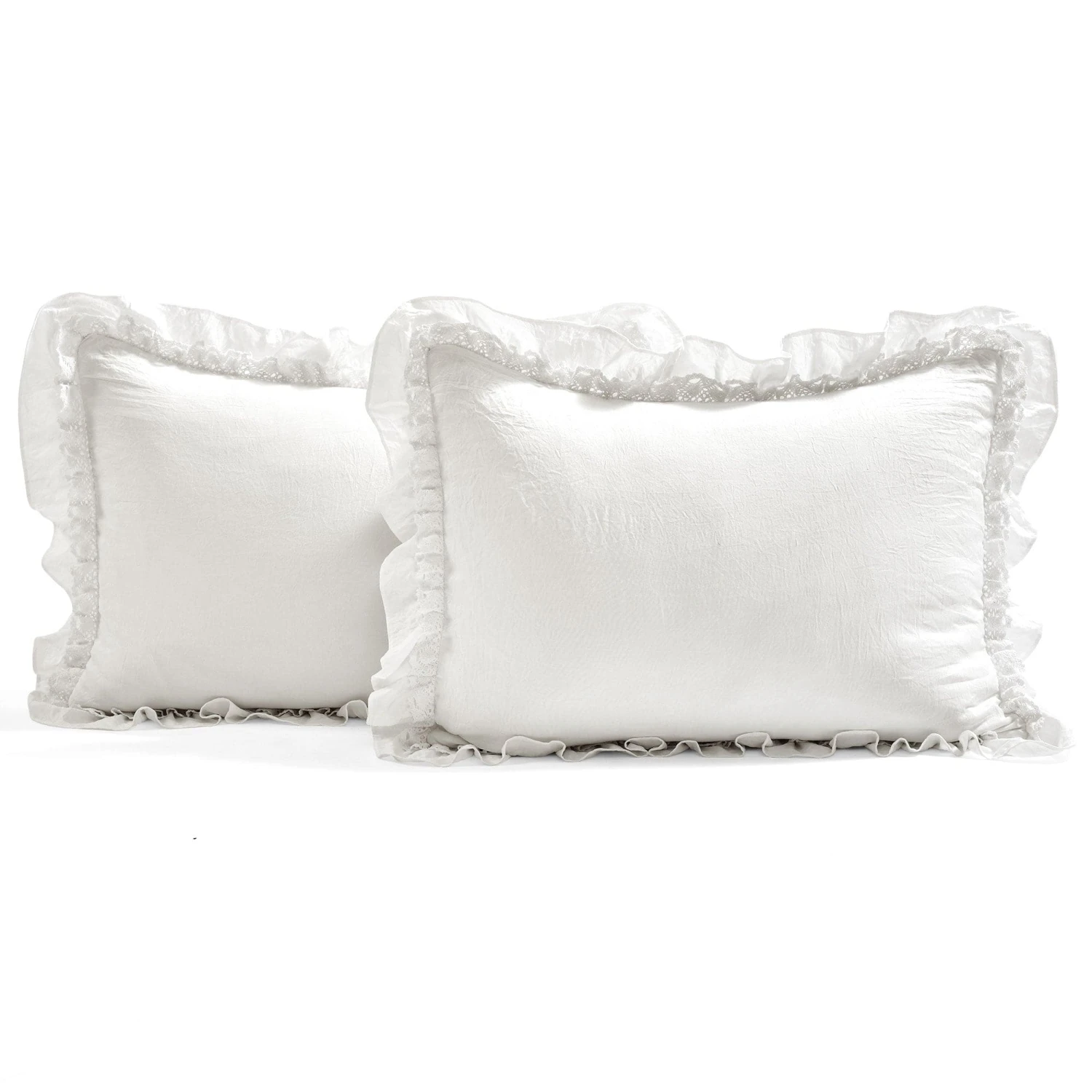 Ella Ruffle Lace 3 Piece Bedspread Set - Image 19