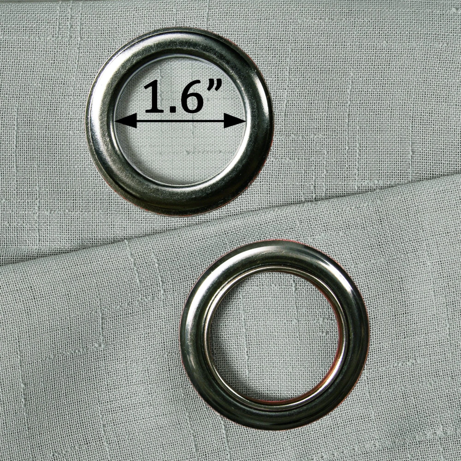 Bridie Grommet Sheer Window Curtain Panel Set - Image 14