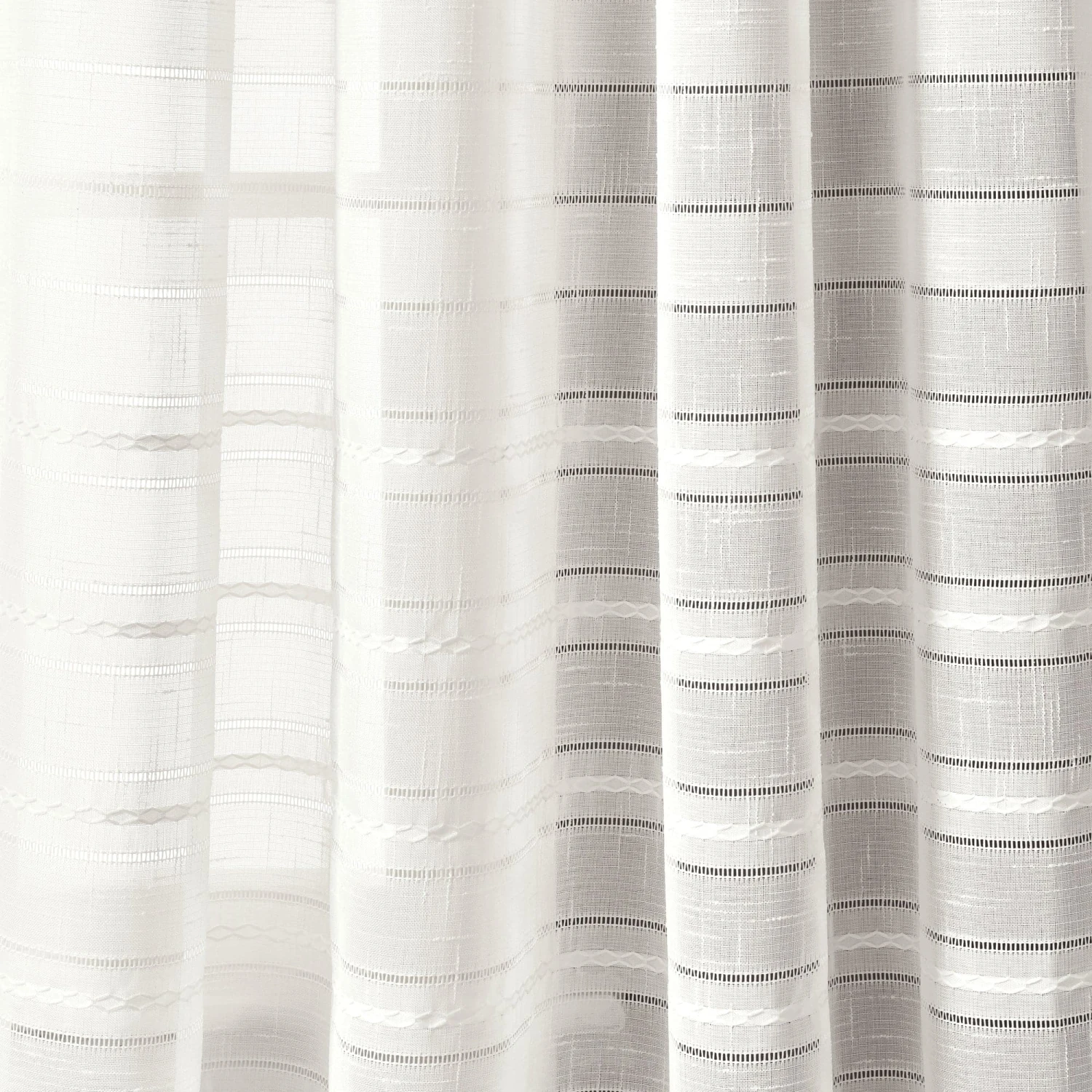 Bridie Grommet Sheer Window Curtain Panel Set - Image 3