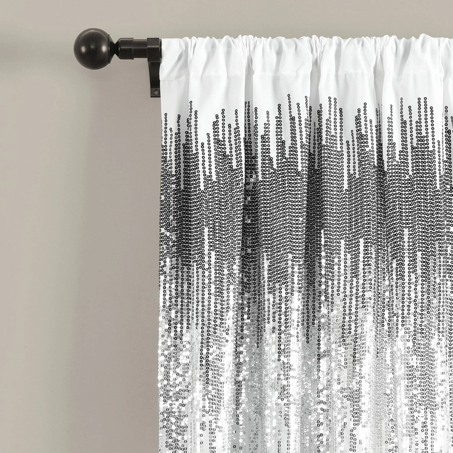 Shimmer Sequins Window Curtain Panel Set - Image 8