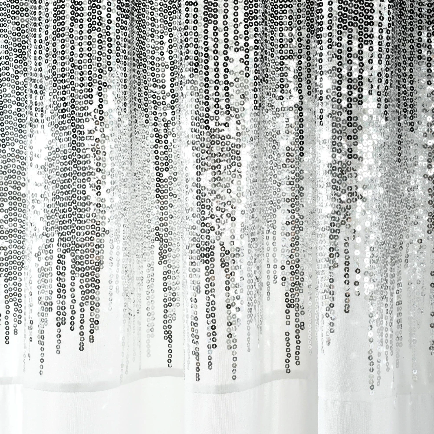 Shimmer Sequins Window Curtain Panel Set - Image 13
