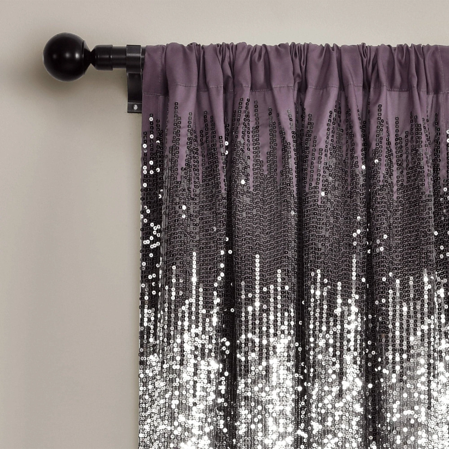 Shimmer Sequins Window Curtain Panel Set - Image 7