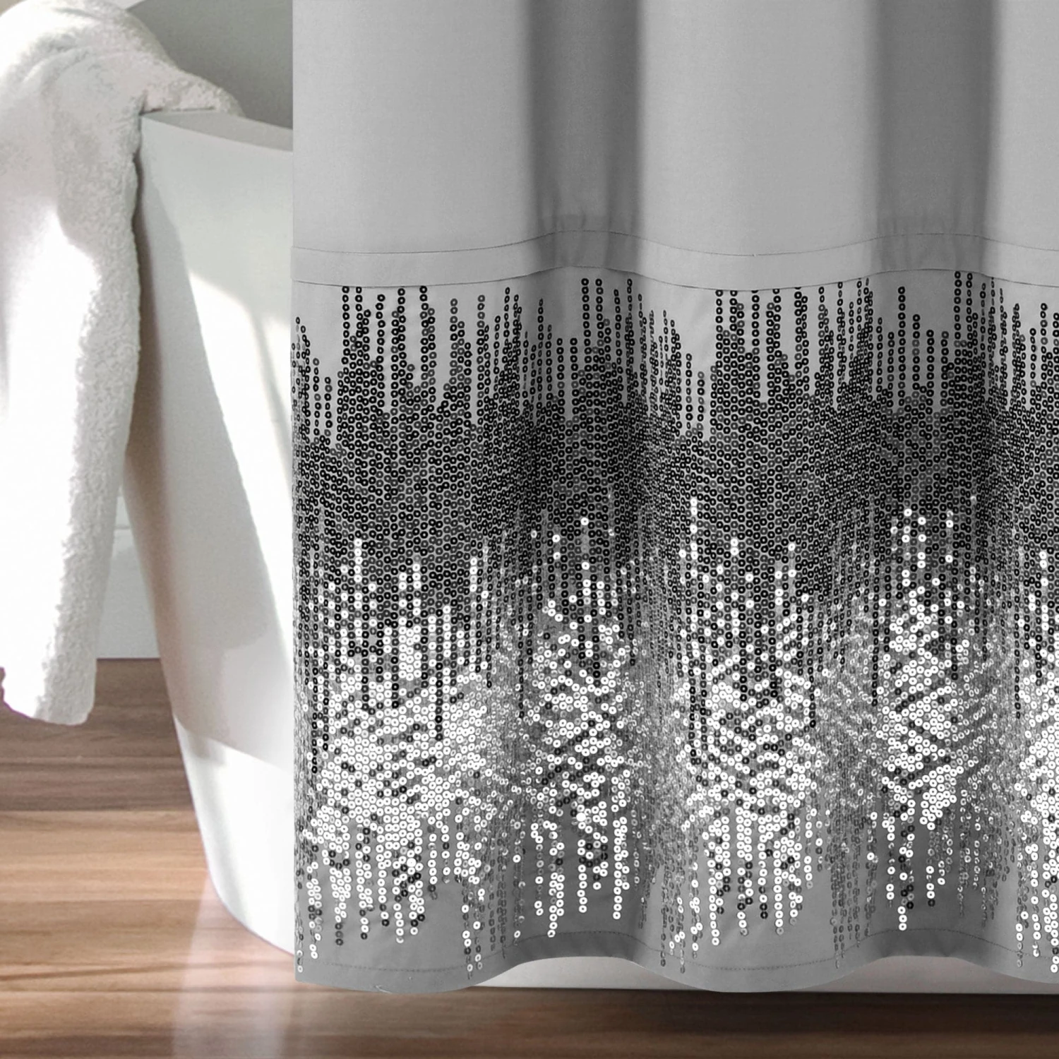 Shimmer Sequins Shower Curtain - Image 9