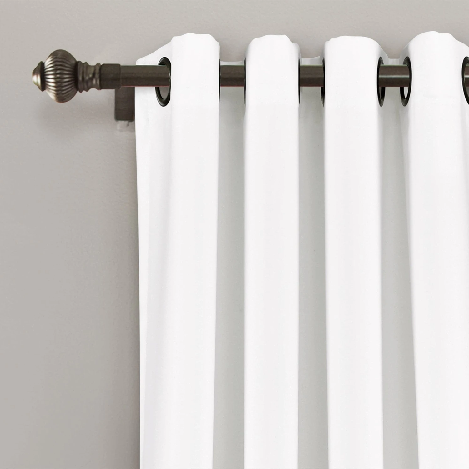 Clarissa Floral Light Filtering Window Curtain Panel Set - Image 4