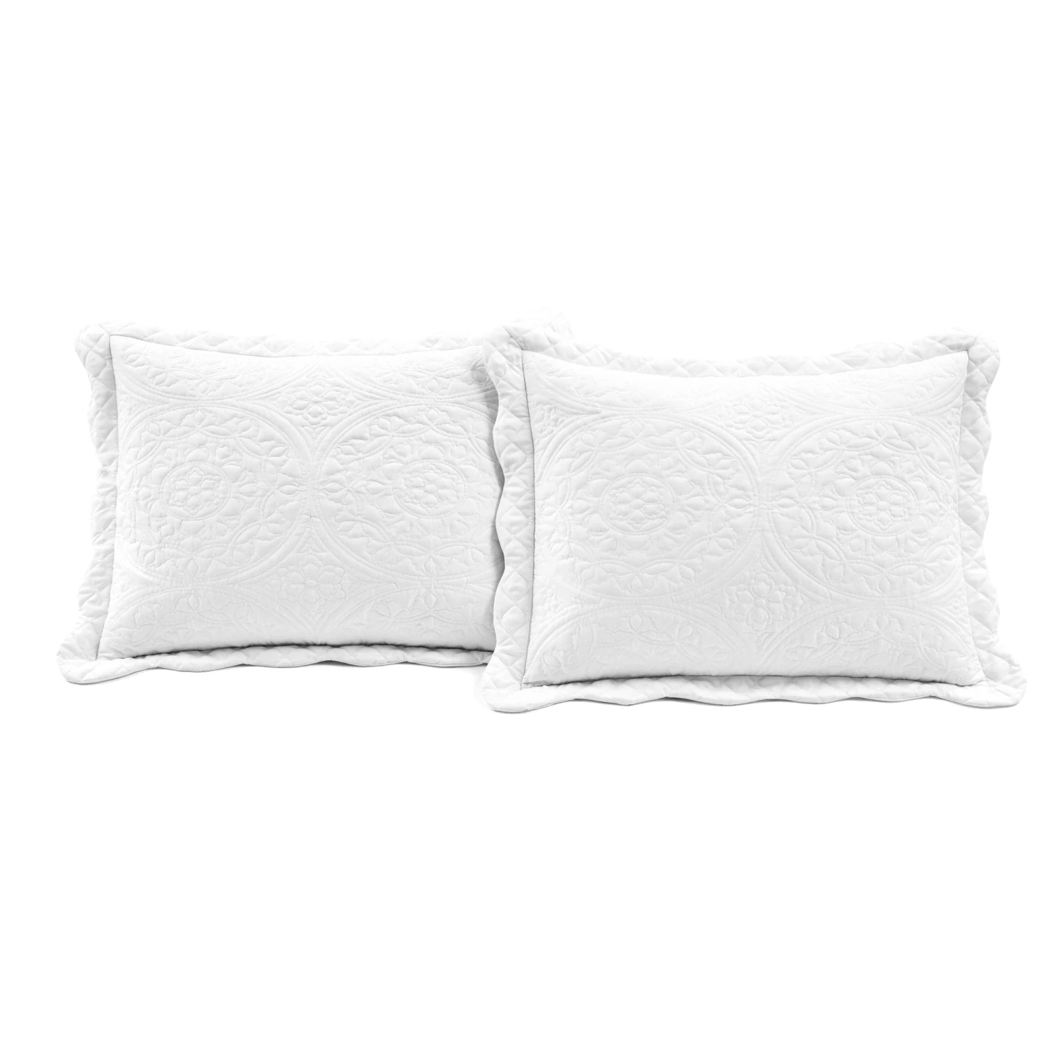 Medallion Scalloped Edge Oversized Bedspread Set - Image 13