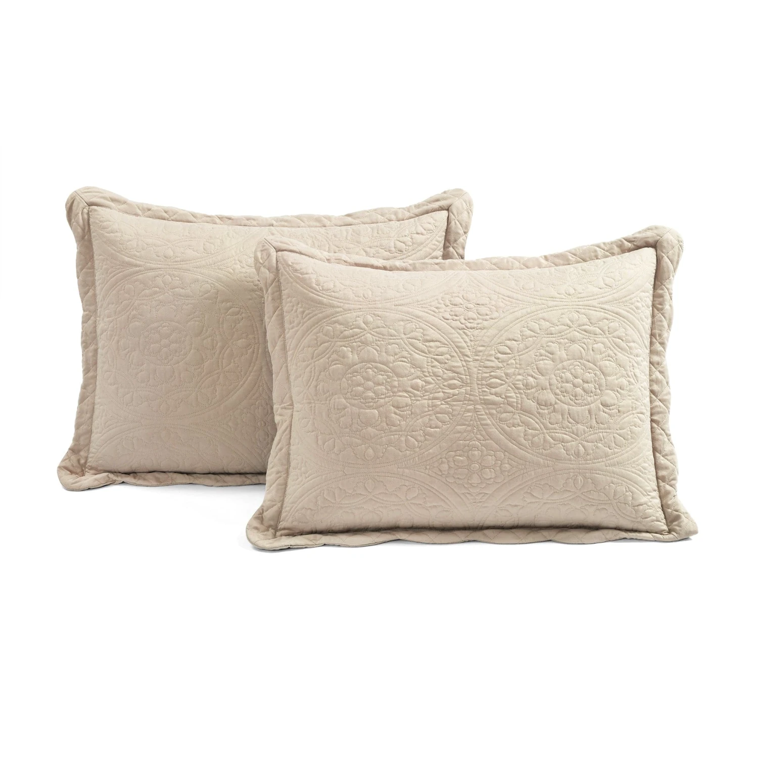 Medallion Scalloped Edge Oversized Bedspread Set - Image 14