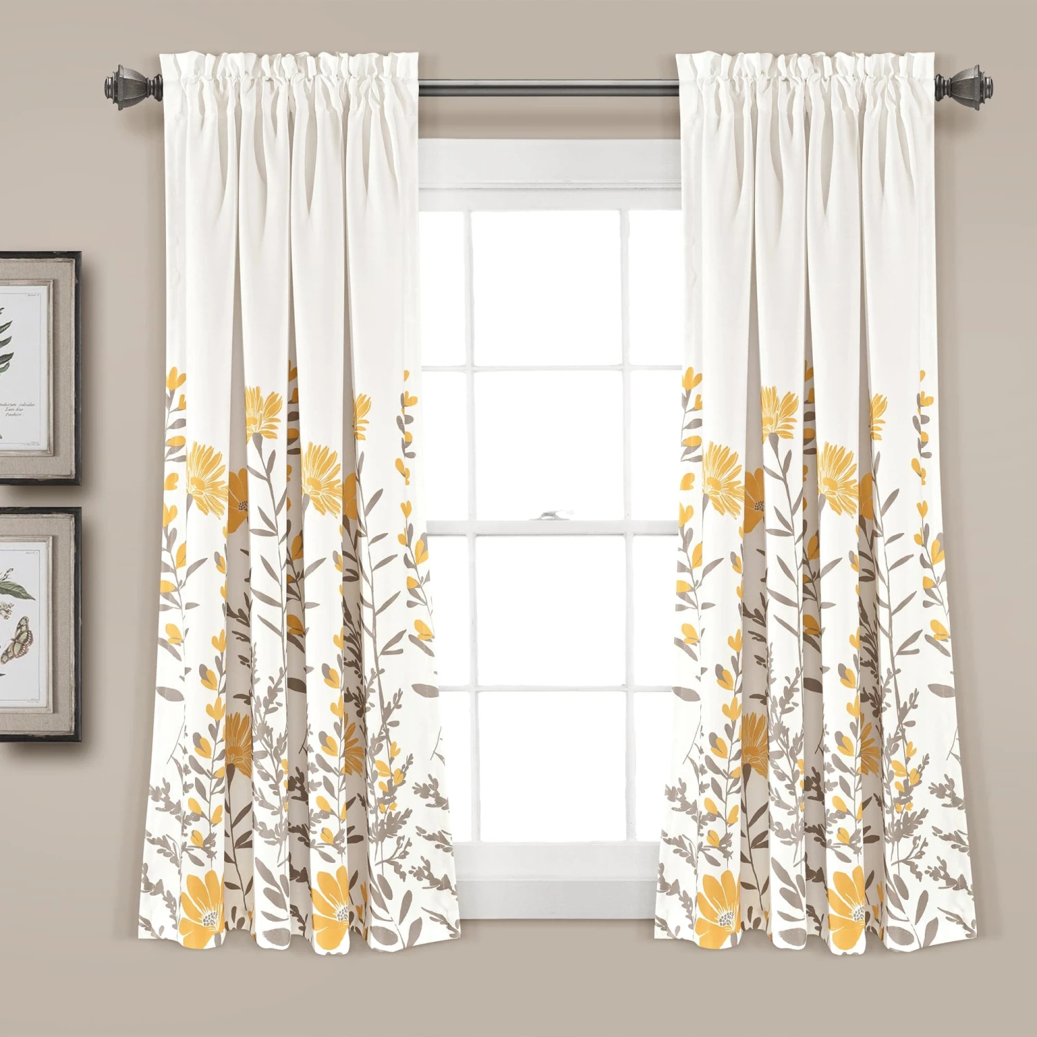 Aprile Room Darkening Window Curtain Set - Image 2