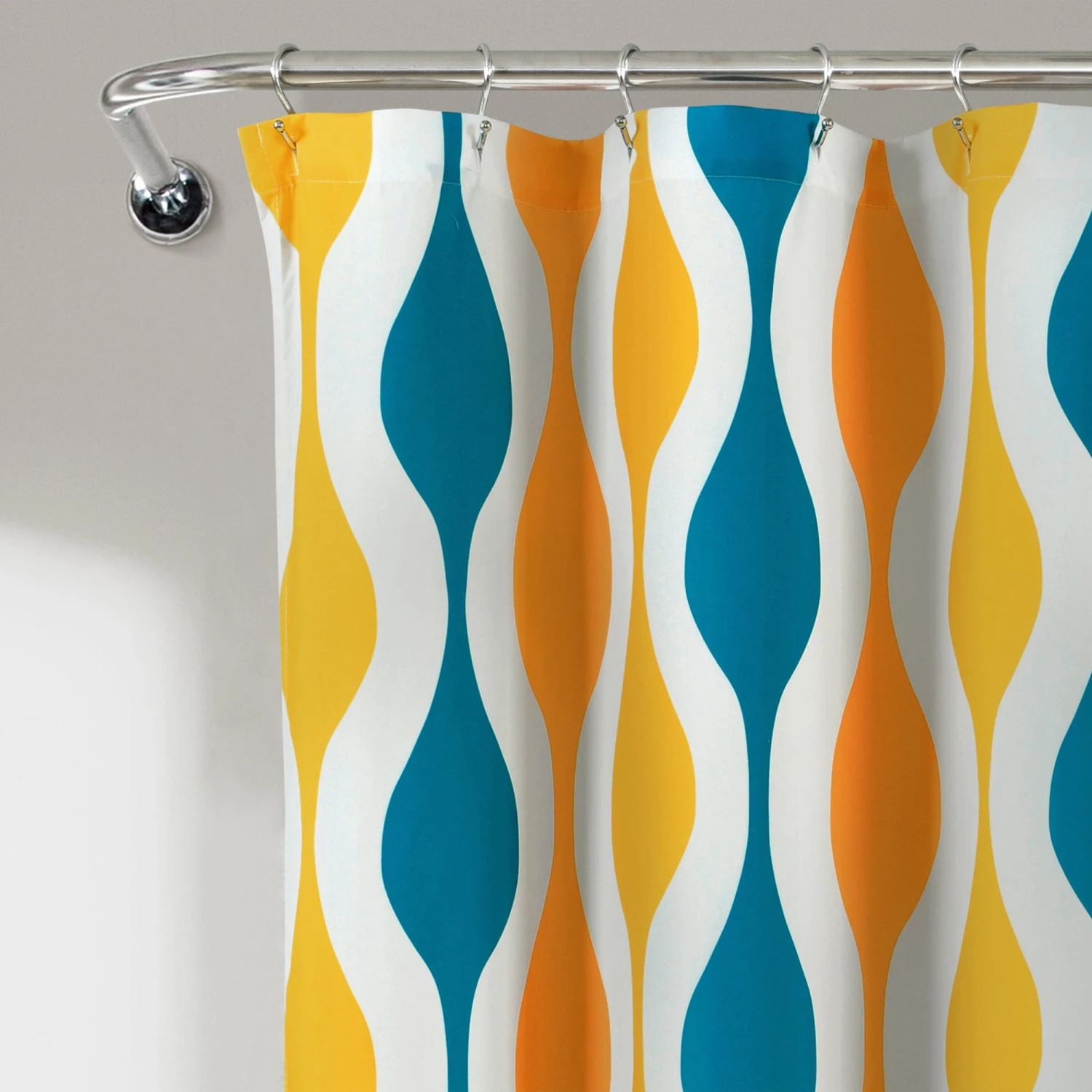 Mid Century Geo Shower Curtain - Image 8