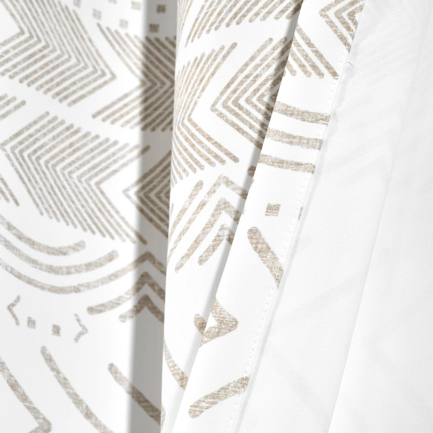 Hygge Geo Light Filtering Window Curtain Panel Set - Image 9