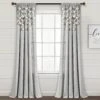 Boho Pom Pom Tassel Faux Linen Window Curtain Panel