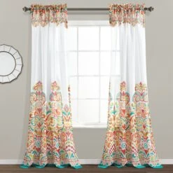 Clara Sheer Window Curtain Panel Set