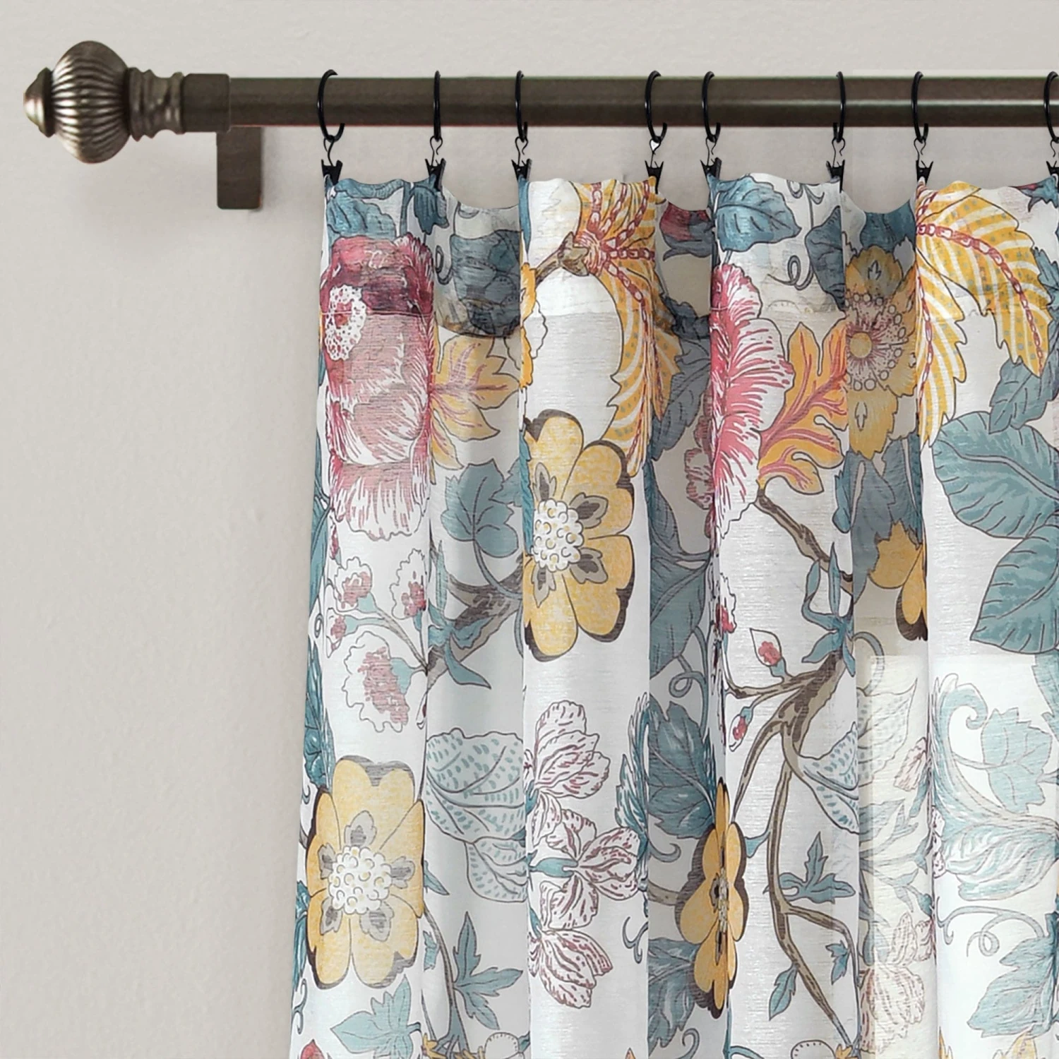 Sydney Sheer Window Curtain Panel Set - Image 2