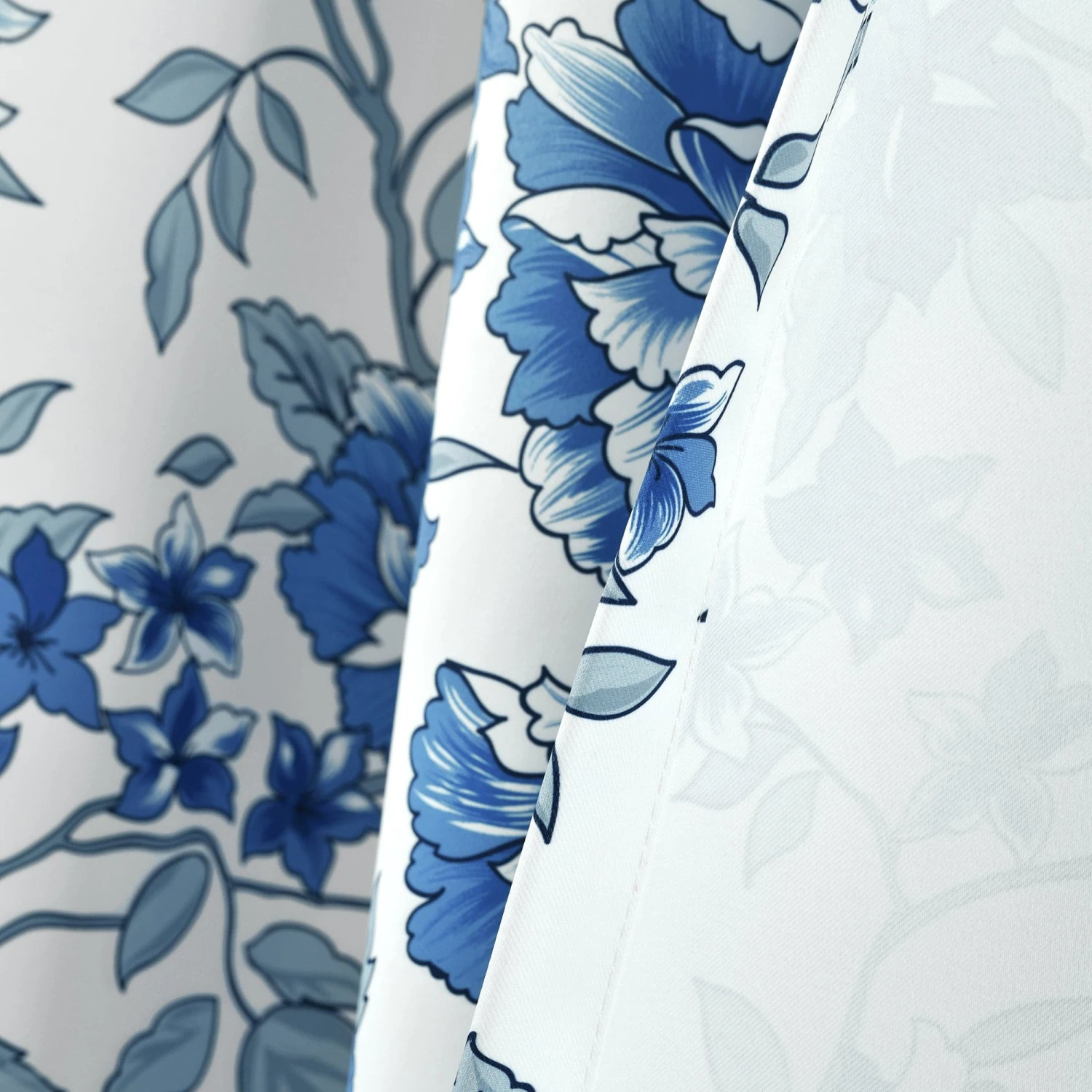 Ivana Floral Light Filtering Window Curtain Panel Set - Image 10