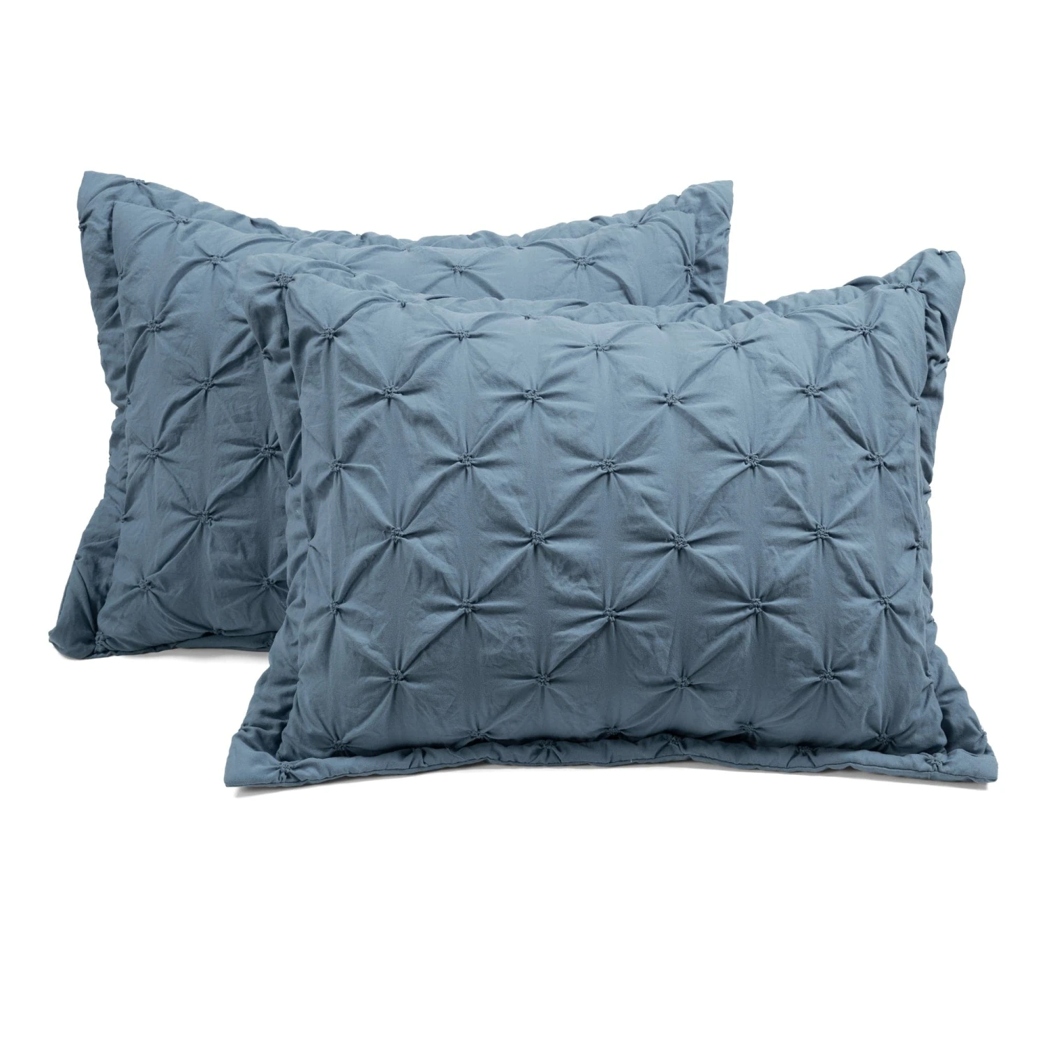 Ravello Pintuck 3 Piece Duvet Cover Set - Image 11