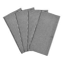 Gingham Check Yarn Dyed Napkin 4-Pack Set