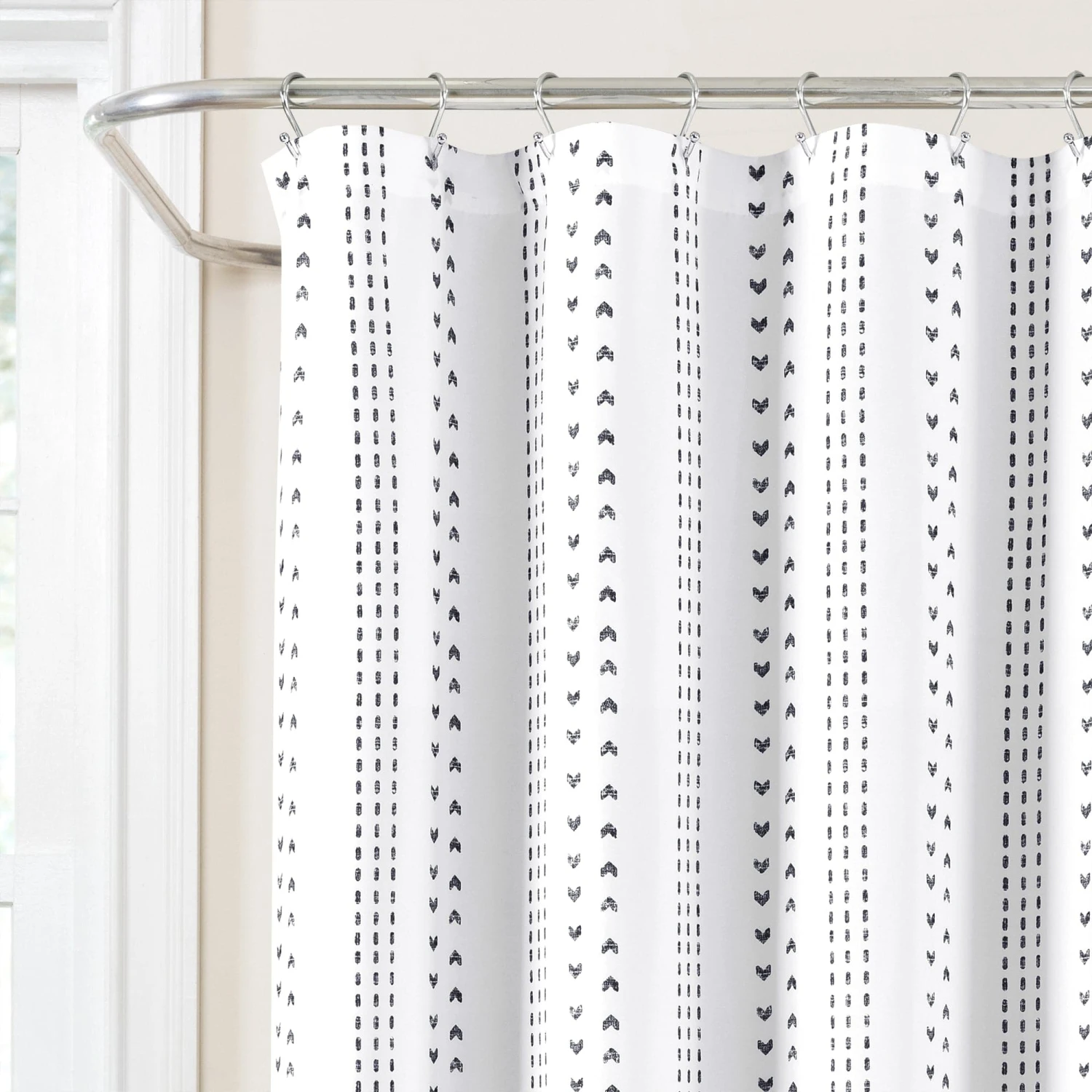 Hygge Stripe Shower Curtain - Image 5