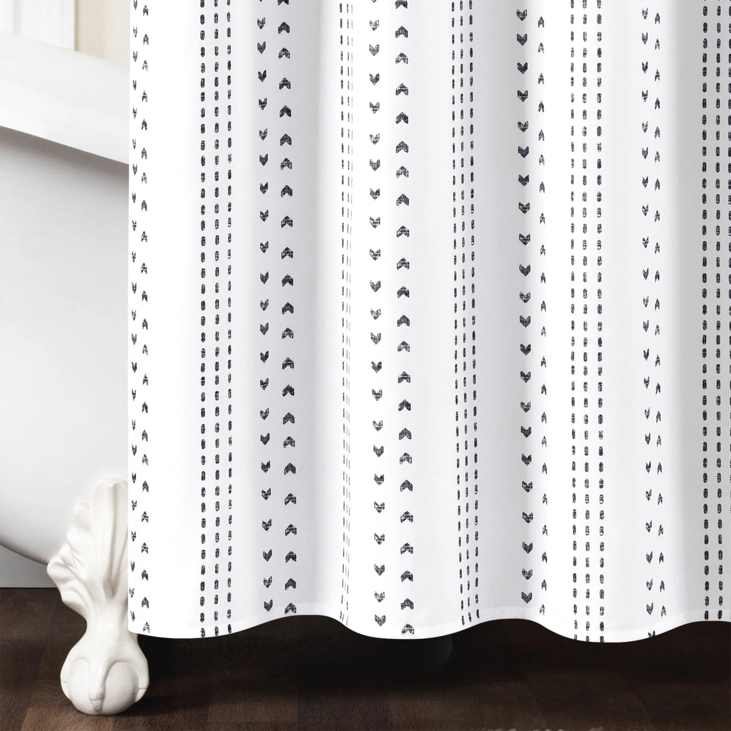 Hygge Stripe Shower Curtain - Image 8