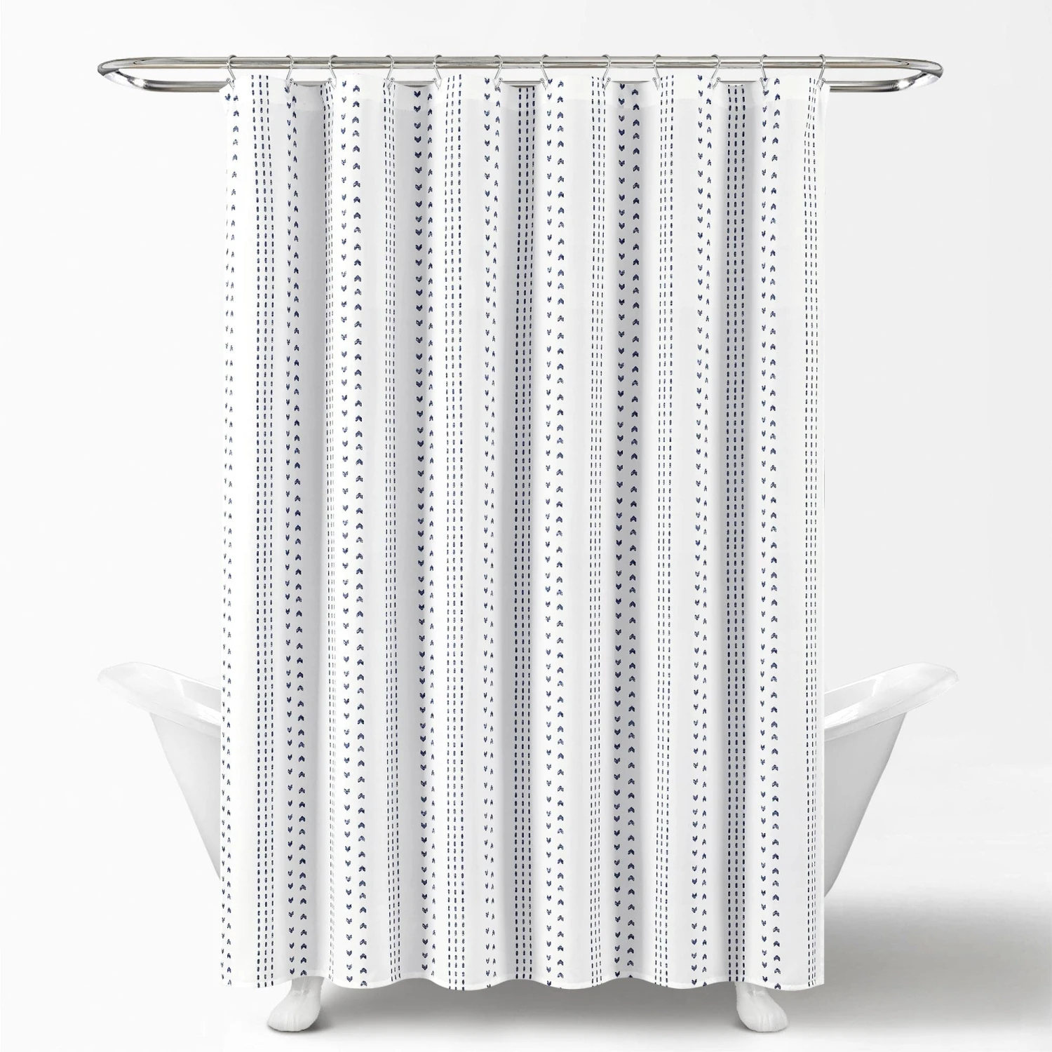 Hygge Stripe Shower Curtain - Image 4