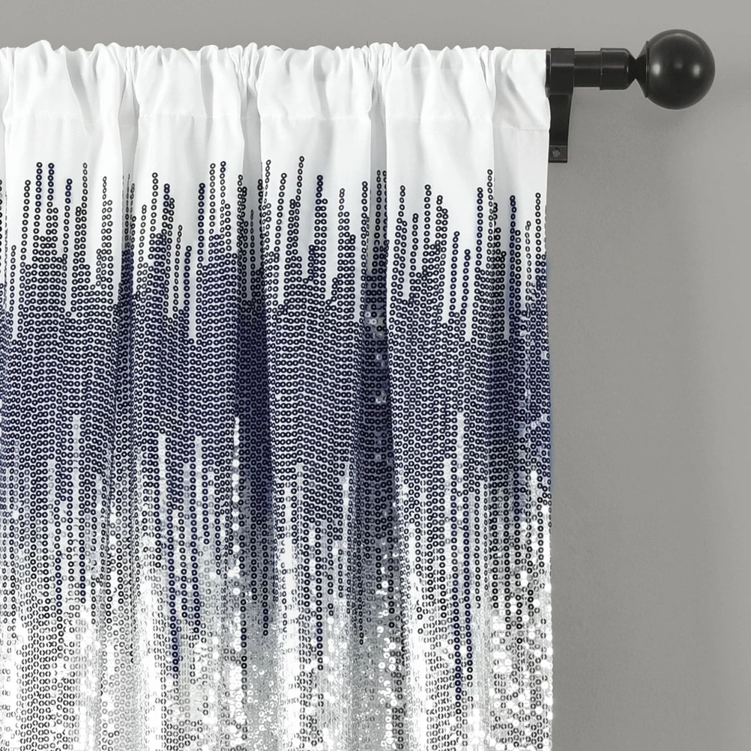 Shimmer Sequins Window Curtain Panel Set - Image 10