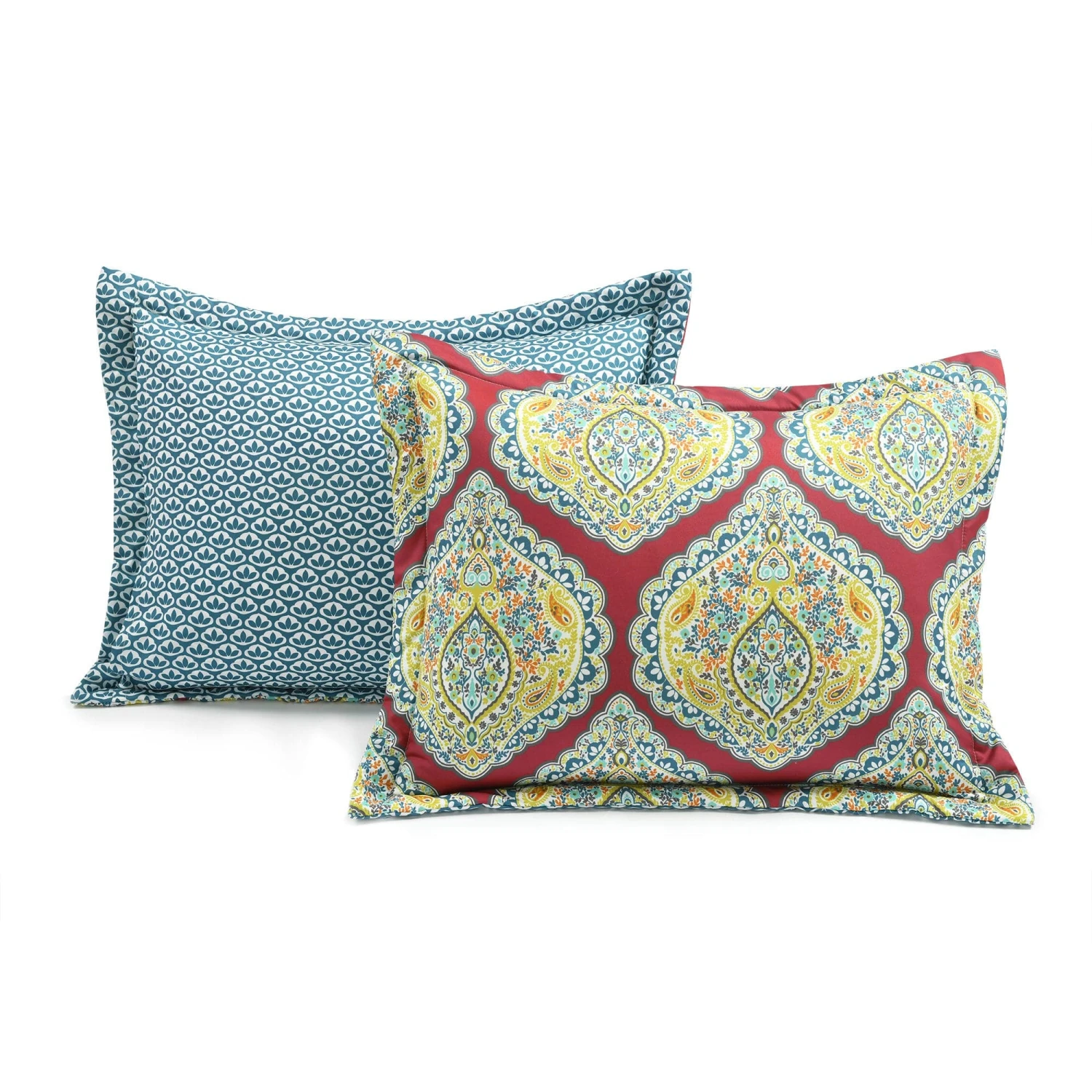 Harley Damask Reversible 5 Piece Comforter Set - Image 5