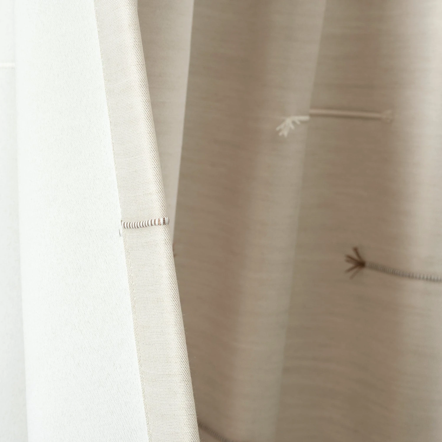 Boho Stripe Clip Jacquard Window Curtain Panel Set - Image 10