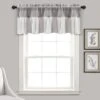 Linen Button Valance