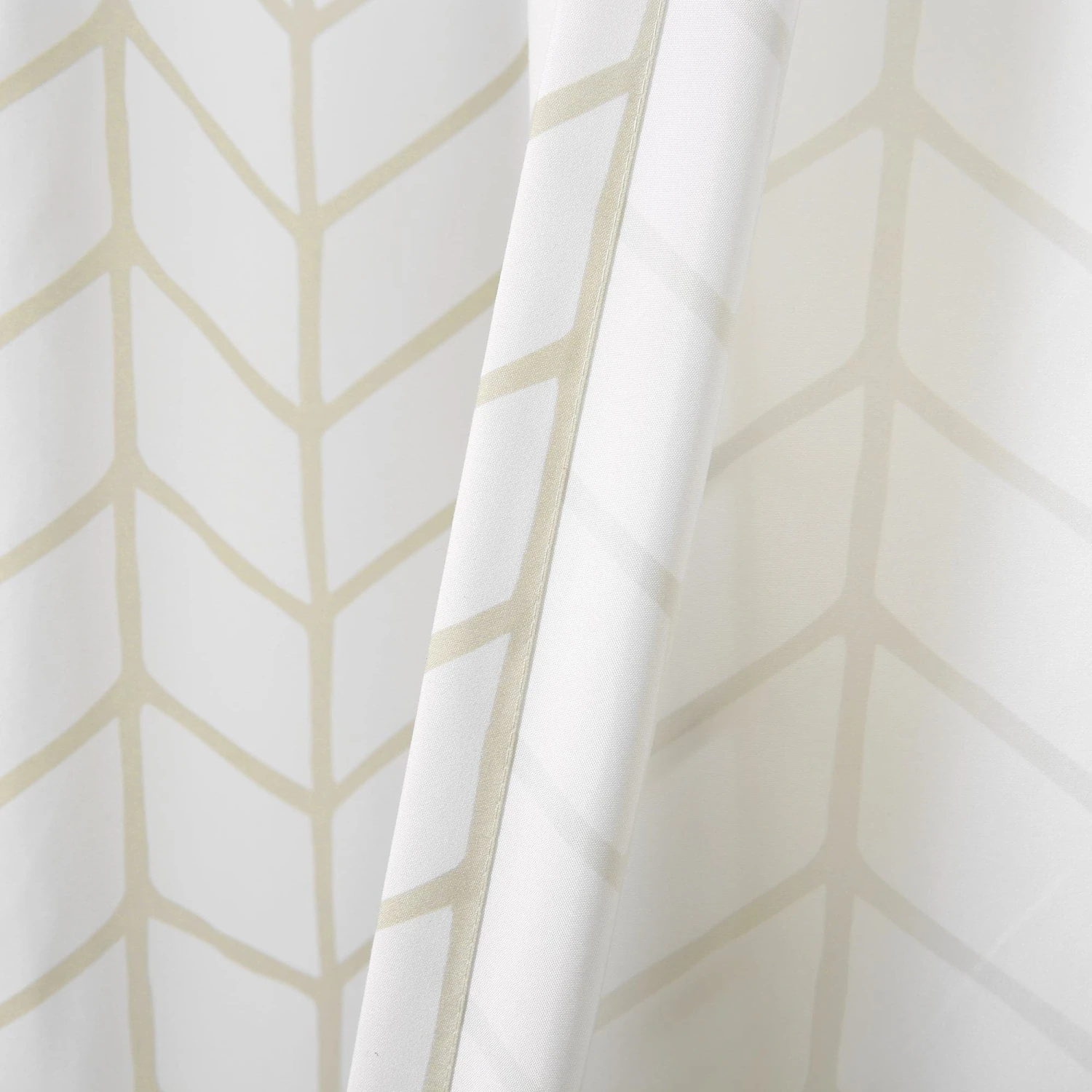 Calia Chevron Geo Window Curtain Panels Set - Image 10