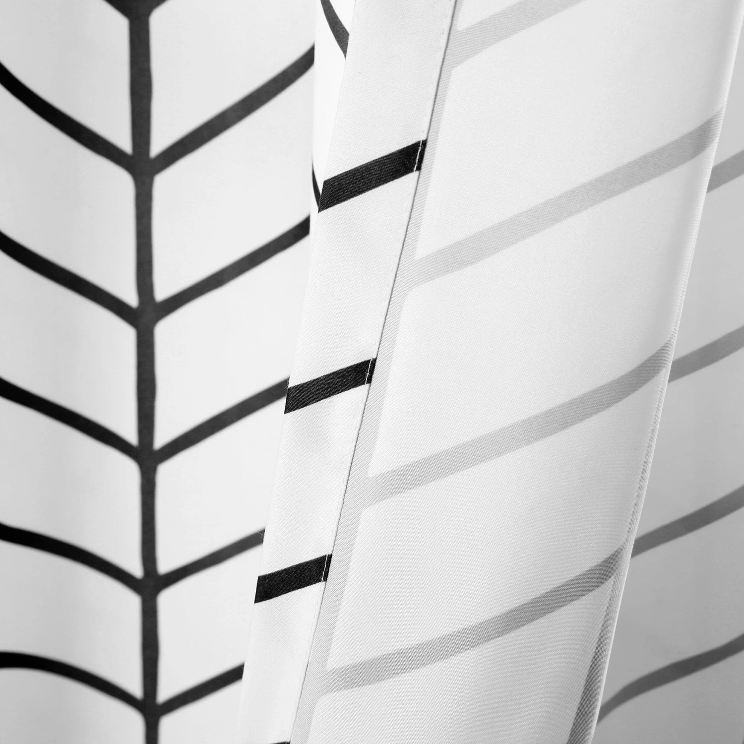 Calia Chevron Geo Window Curtain Panels Set - Image 20