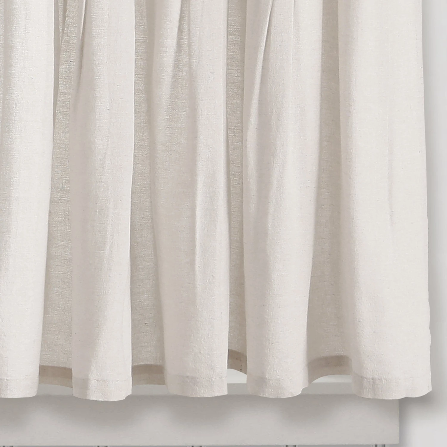 Linen Button Kitchen Window Tiers Set - Image 19