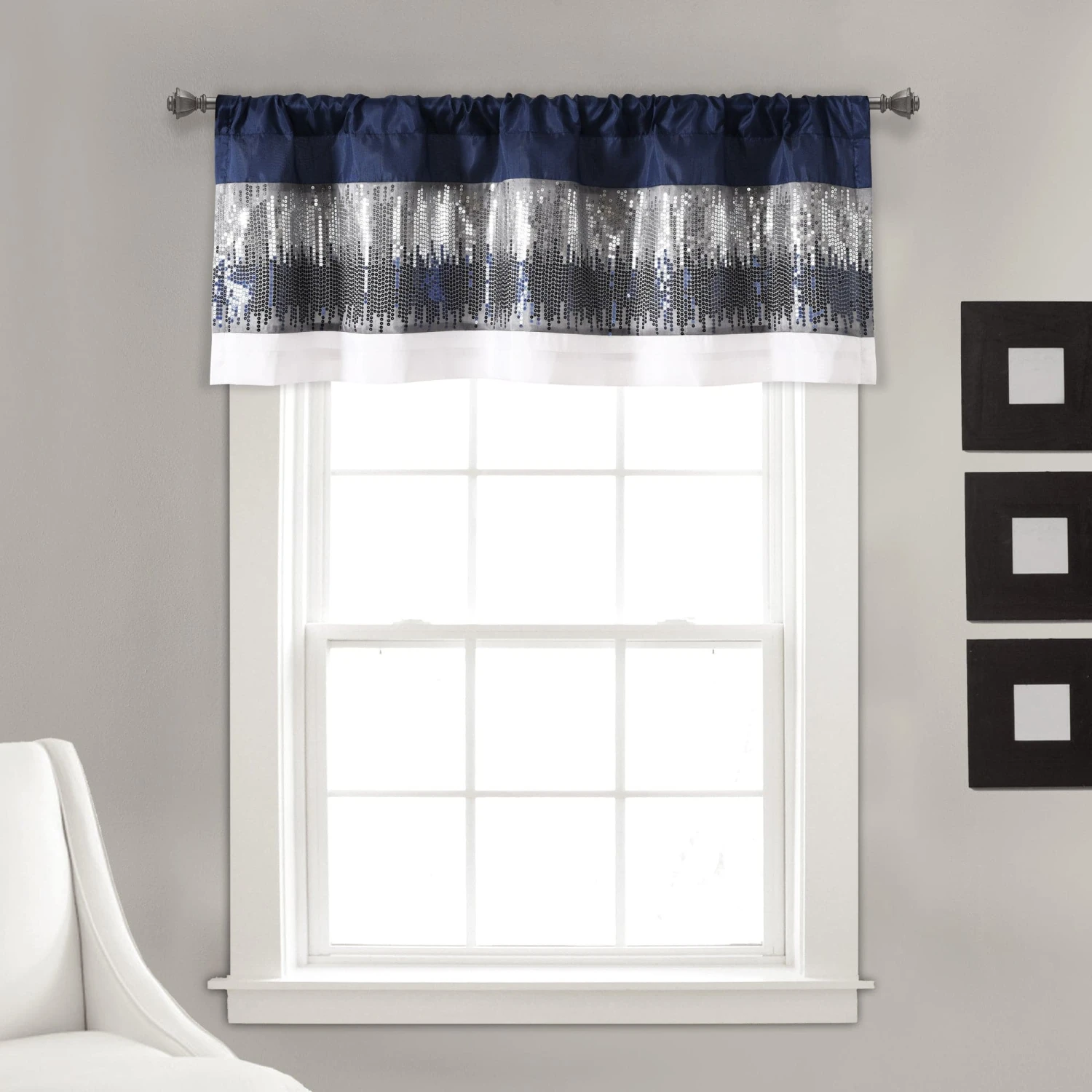Night Sky Sequins Valance - Image 3