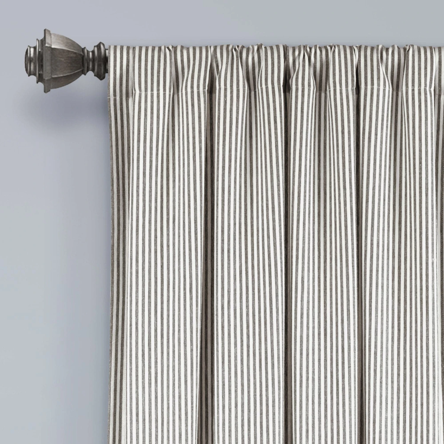 Vintage Stripe Yarn Dyed Window Curtain Panel Set - Image 20