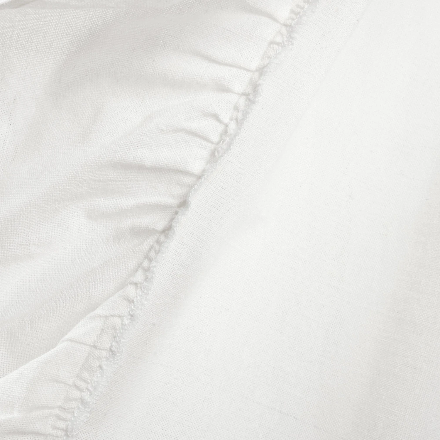 Faux Linen Ruffle Kitchen Swags Set - Image 5