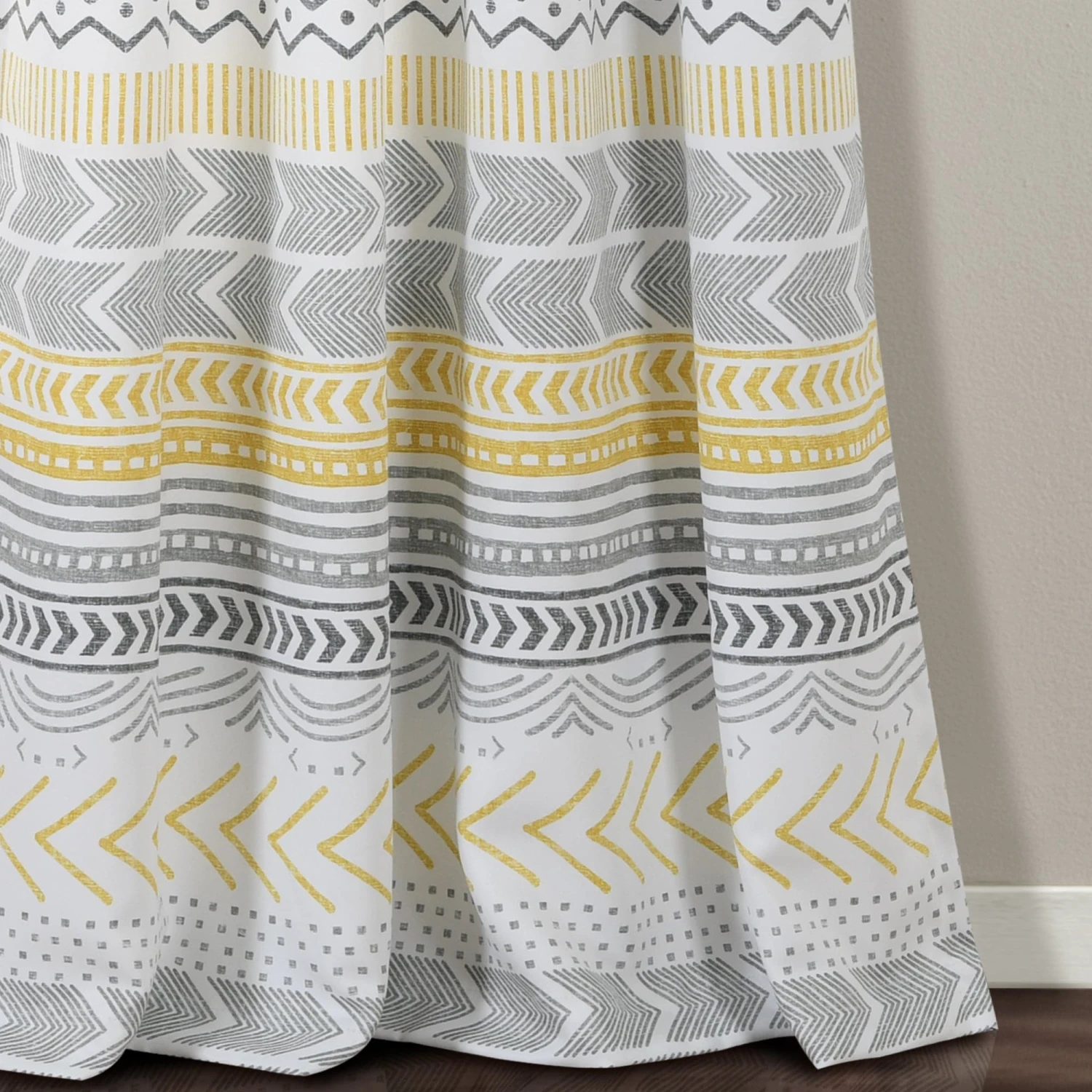Hygge Geo Light Filtering Window Curtain Panel Set - Image 13