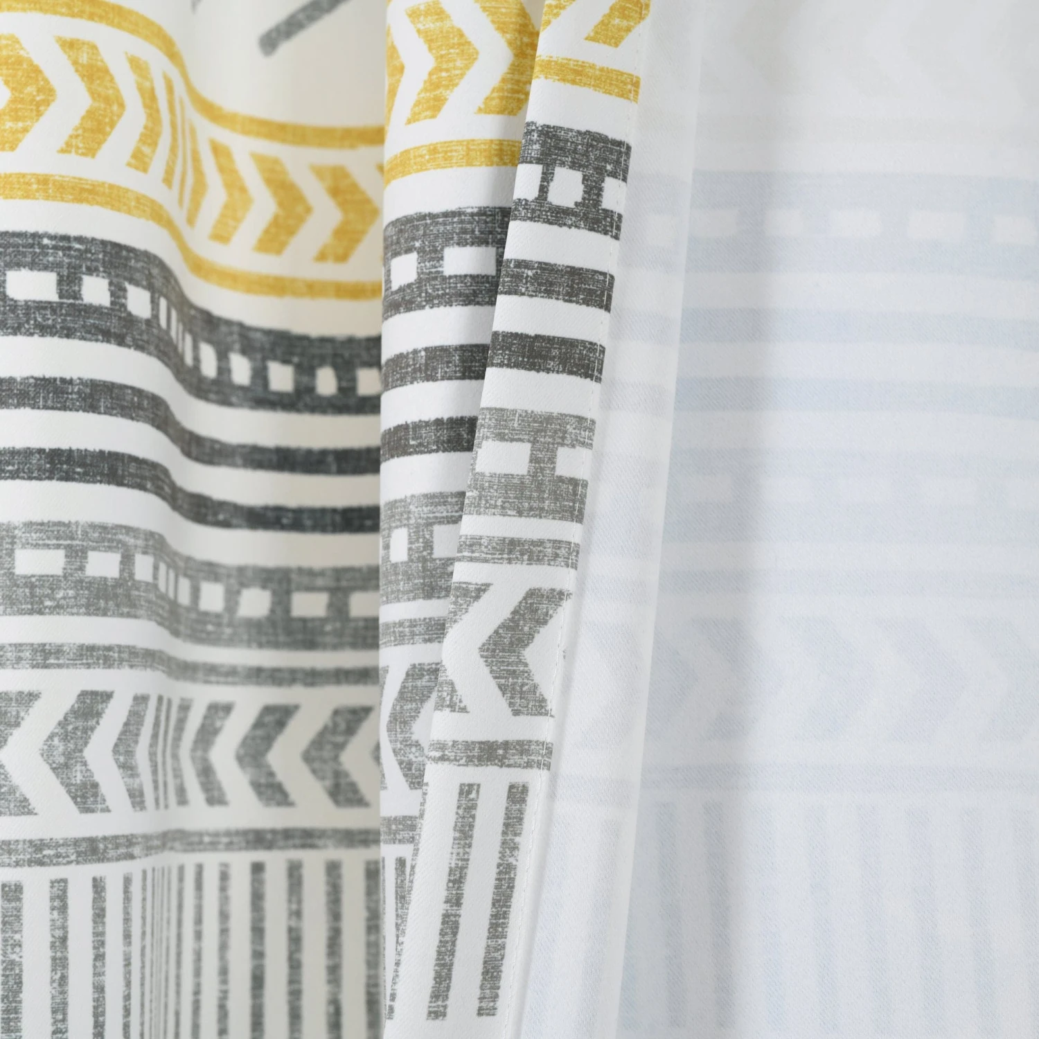 Hygge Geo Light Filtering Window Curtain Panel Set - Image 14